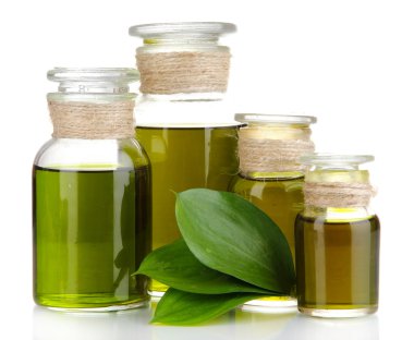 ilaç şişeleri üzerinde beyaz izole