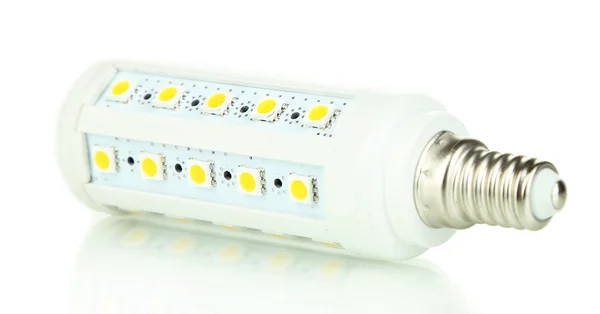 Led gloeilamp geïsoleerd op wit — Stockfoto