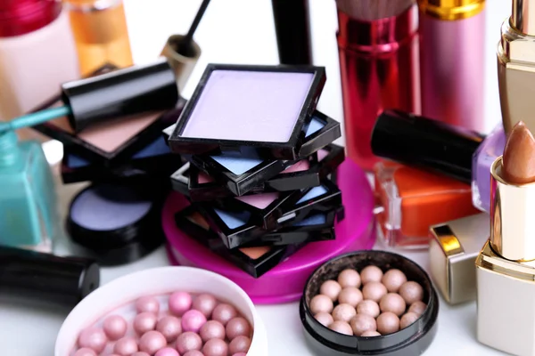 Nieuwe make-up set close-up — Stockfoto