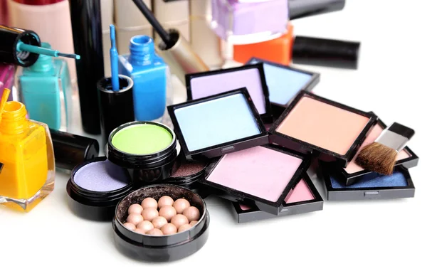 Nieuwe make-up set close-up — Stockfoto