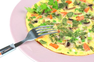 mantar closeup omlet