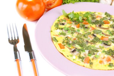mantar closeup omlet