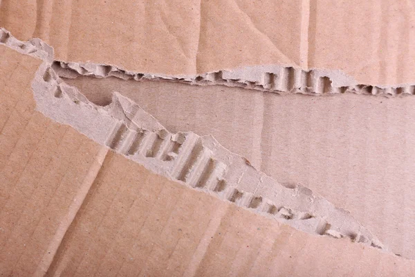 Cardboard for recycling close-up — Stock Photo, Image
