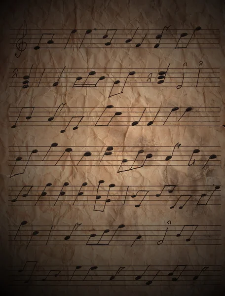 Музичні ноти Закри — стокове фото