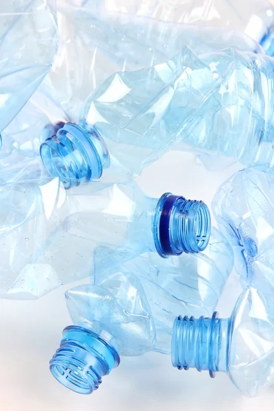 Plastic fles close-up — Stockfoto