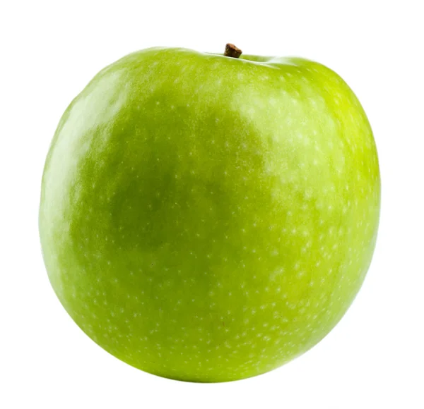 ताजा हरा सेब, सफेद पर अलग — स्टॉक फ़ोटो, इमेज
