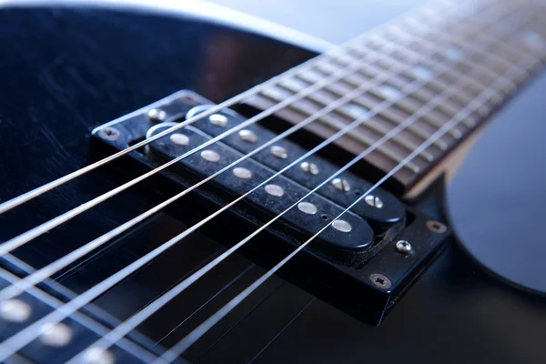 Gitara elektryczna, bliska — Zdjęcie stockowe
