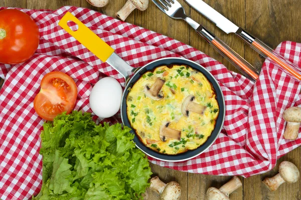 mantar closeup omlet