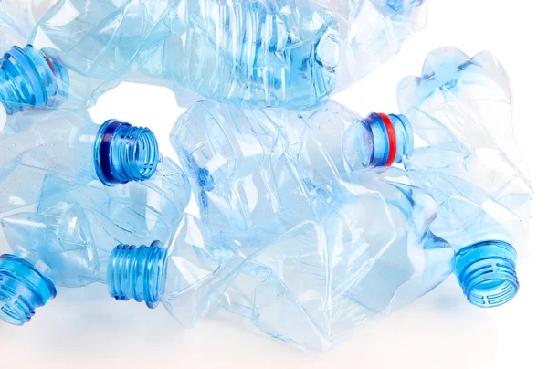 Plastic fles close-up — Stockfoto