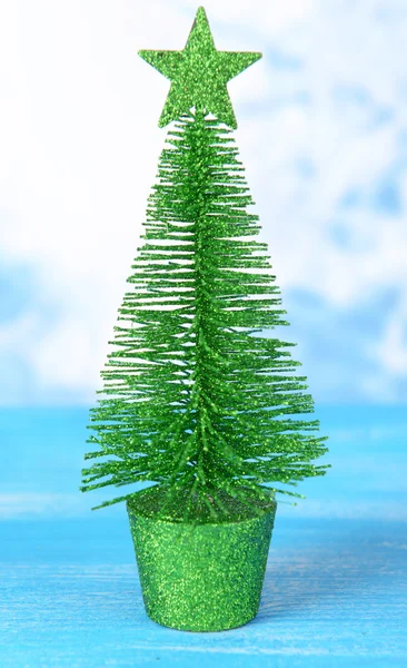 Decorative Christmas tree isolated on white — Stock Photo, Image