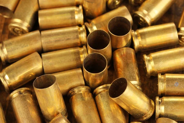 Shotgun cartridges close-up background — Stock Photo, Image