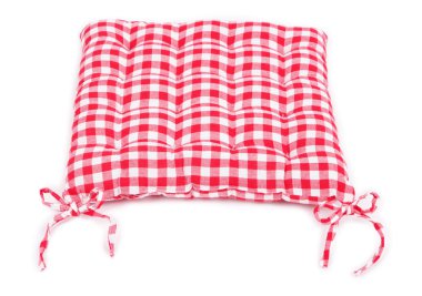 beyaz izole kare yastık