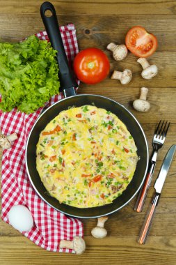 mantar closeup omlet