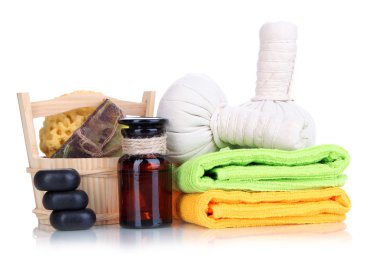 spa ayarı, beyaz izole