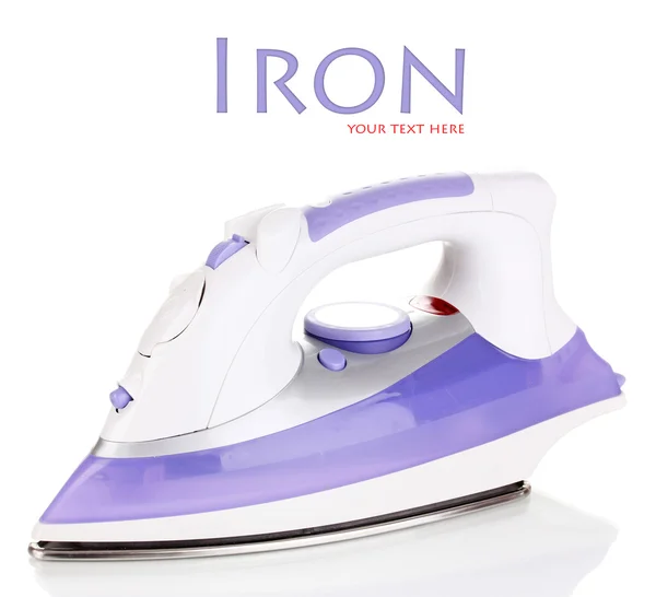 Iron isolated on white — Stock Photo, Image