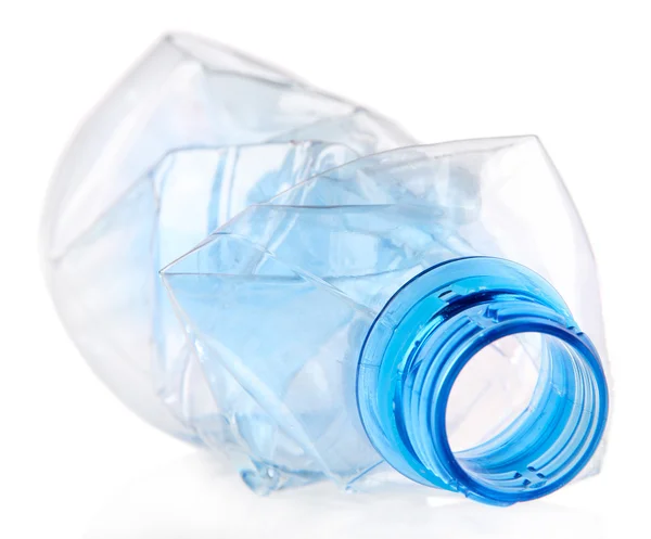 Plastic fles geïsoleerd op wit — Stockfoto