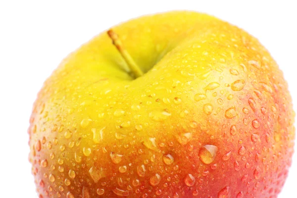 Beyaz izole taze kırmızı elma — Stok fotoğraf