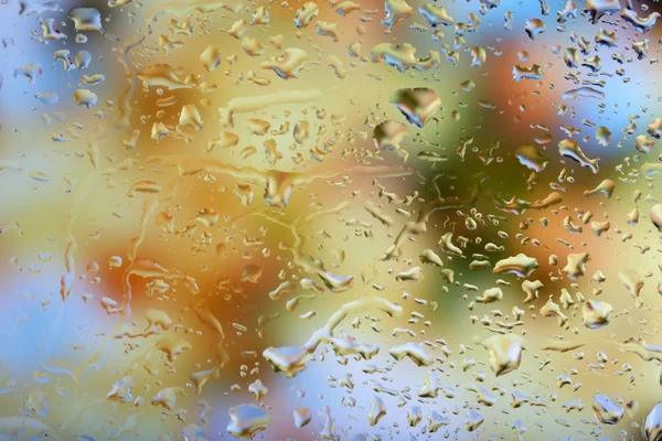 Glass with natural water drops — Stock Photo, Image