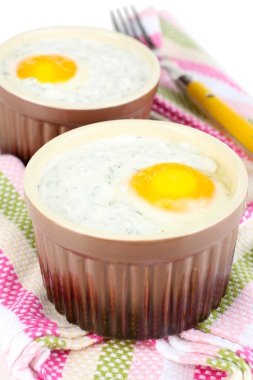 pişmiş yumurta yakın çekim