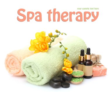 beyaz izole spa ayarı