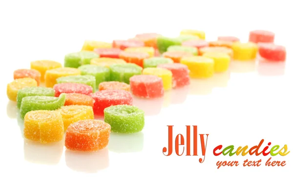 Caramelle dolci gelatina isolate su whit — Foto Stock