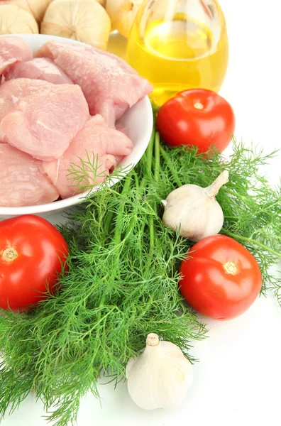 Carne crua de peru close up — Fotografia de Stock