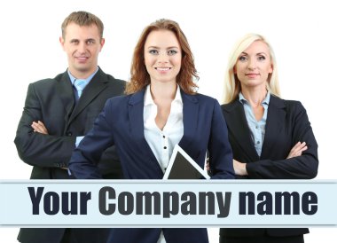 bir grup iş adamı beyazlar üzerinde izole edilmiş