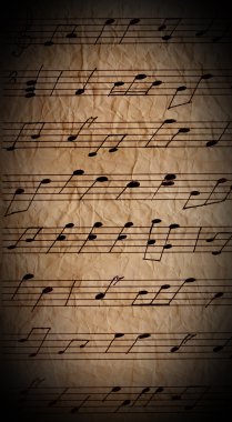 müzik notaları yakın çekim
