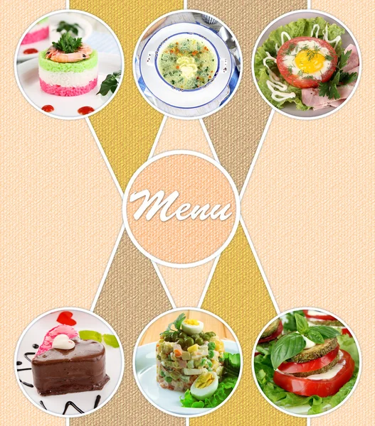 Menu du restaurant — Photo