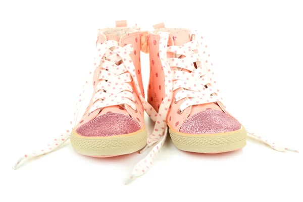 Hermosos zapatos de goma, aislados en blanco —  Fotos de Stock