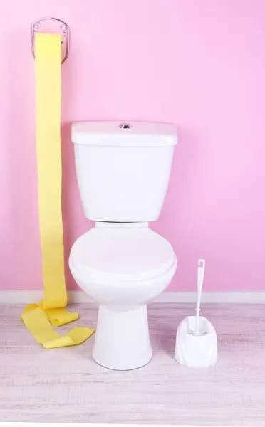 Beyaz banyo klozet — Stok fotoğraf