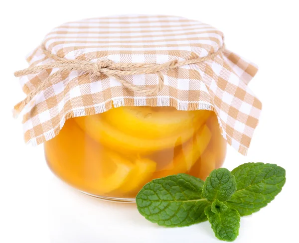 Välsmakande citron jam isolerad på vit — Stockfoto