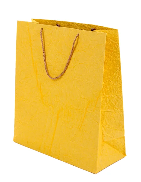 Kolor torby na zakupy, na białym tle — Zdjęcie stockowe