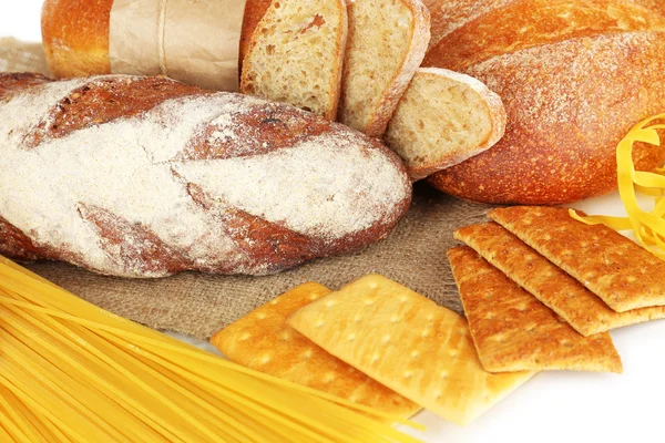 Tasty flour products close up — Stock Photo, Image