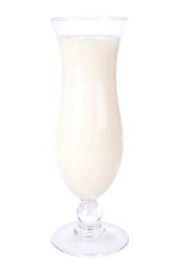 muzlu süt beyaz izole