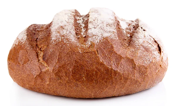 Pan de centeno aislado en blanco —  Fotos de Stock