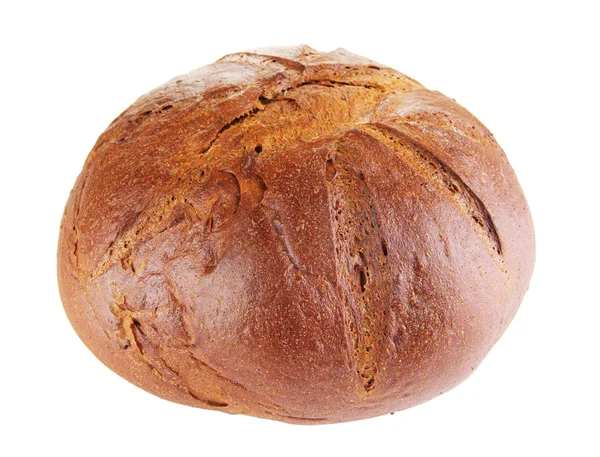 Roggenbrot isoliert auf Weiß — Stockfoto