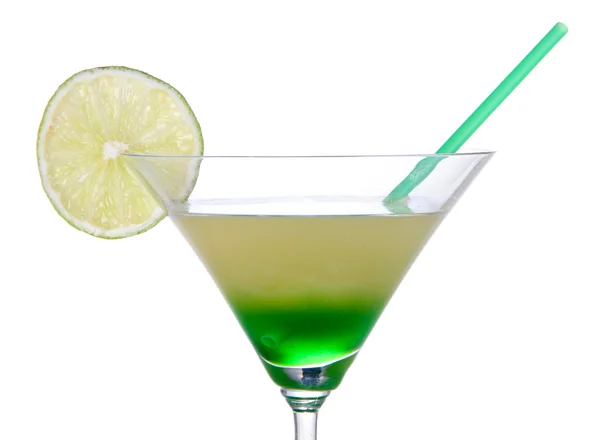 God cocktail isolerade på vitt glas — Stockfoto