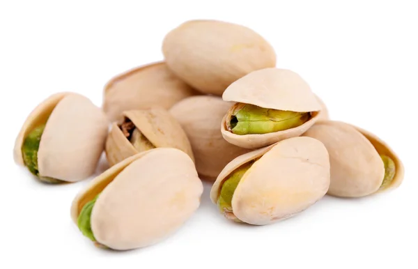 Pistachio nuts isolated on white — Stock Photo, Image