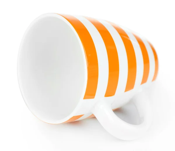 Colore tazza vuota isolato su bianco — Foto Stock
