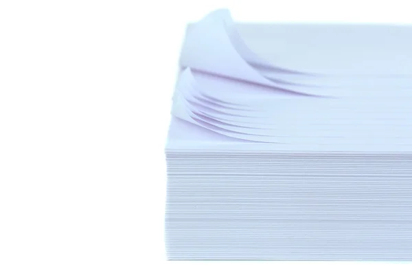 White paper close up — Stock Photo, Image