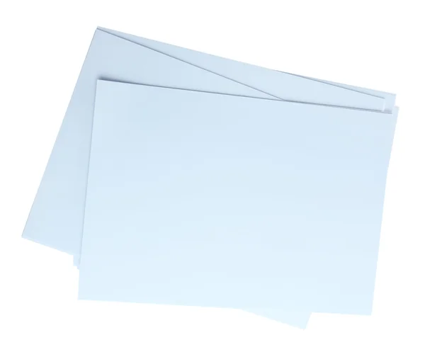 Белая бумага закрывается — стоковое фото