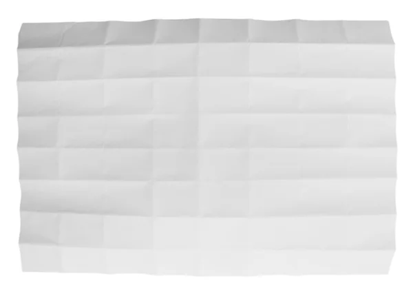 Hajtott fehér papírlapot közelről — Stock Fotó