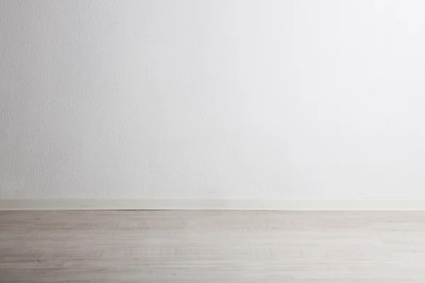 Leerer Raum mit Wand und Holzboden — Stockfoto