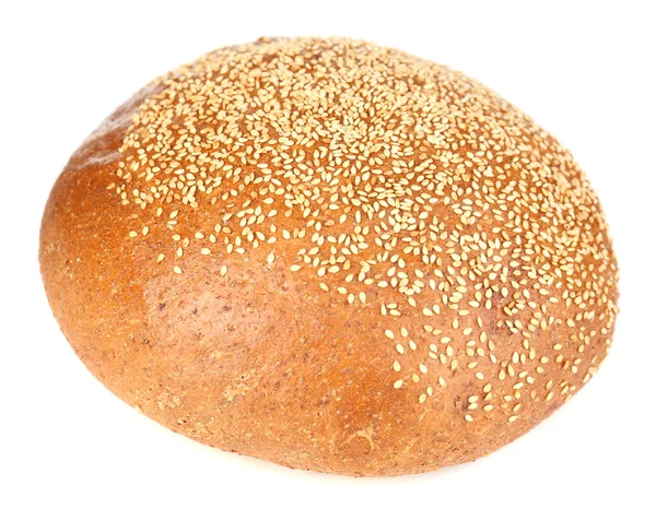 Brood geïsoleerd op wit — Stockfoto