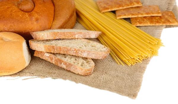 Tasty flour products close up — Stock Photo, Image