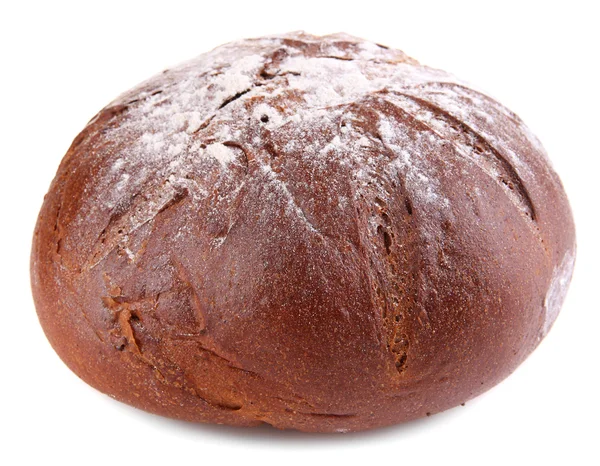 Roggenbrot isoliert auf Weiß — Stockfoto