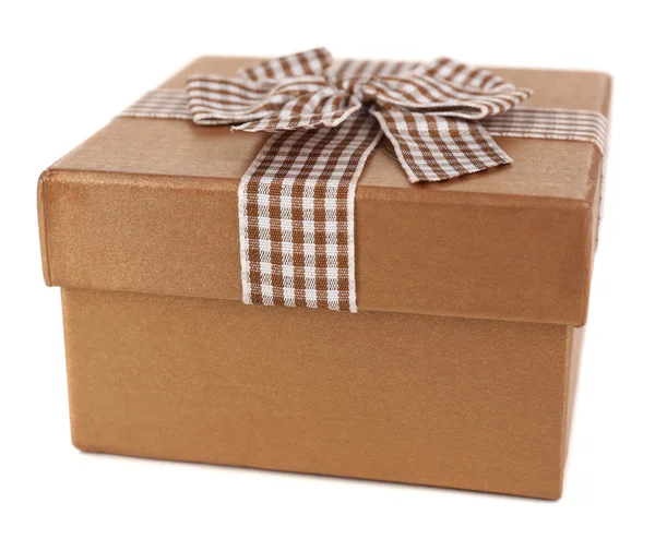 Gift box isolated on white — Stock Photo, Image