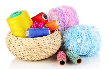 El işi malzemeleri beyaza izole edilmiş.