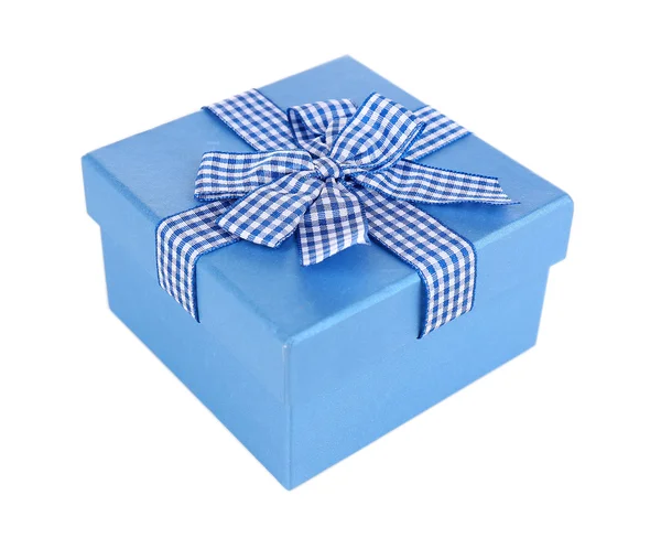 Caja de regalo aislada en blanco — Foto de Stock